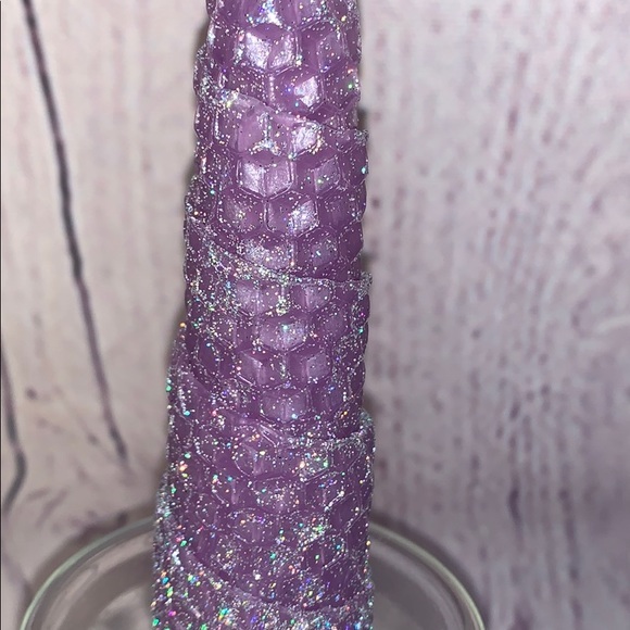 2 Beeswax Rolled Glitter Candles Prayer Ritual - Picture 4 of 9